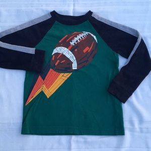 Gymboree.  Long Sleeve Shirt with Football 🏈 5-6